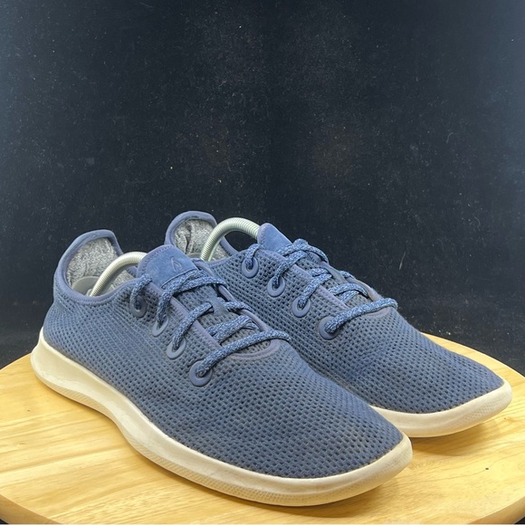 Allbirds Tree Runners TR Navy Blue Comfort Lace-Up Sneaker Shoes Men's US 12 - Picture 4 of 9